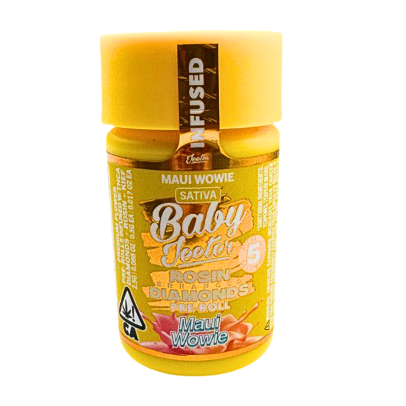Baby Jeeter Rosin Diamonds Prerolls 5pk