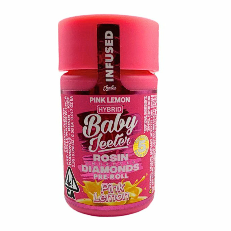 Baby Jeeter Rosin Diamonds Prerolls 5pk