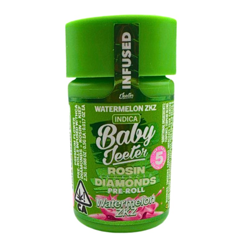 Baby Jeeter Rosin Diamonds Prerolls 5pk