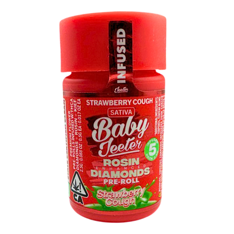Baby Jeeter Rosin Diamonds Prerolls 5pk